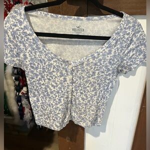 Hollister Floral Top size extra small